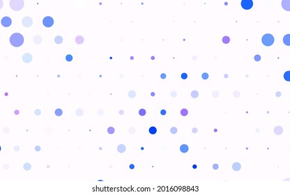 Vector AZUL claro Ilustración con un conjunto de círculos abstractos de colores brillantes. Ilustración abstracta con burbujas de colores al estilo natural. Diseño elegante para tapices.