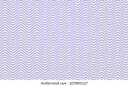 Light BLUE vector illustration which consist of circles. Dotted gradient design for your business. Creative geometric background in halftone style with colored spots.