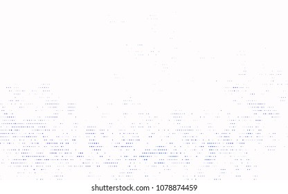 Light BLUE vector illustration which consist of circles. Dotted gradient design for your business. Creative geometric background in halftone style with colored spots.