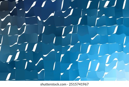 Light BLUE vector illustration which consist of circles. Dotted gradient design for your business. Creative geometric background in halftone style with colored spots.