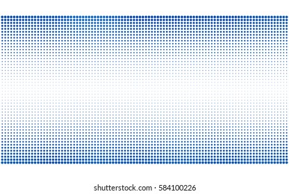 Light BLUE vector illustration which consist of circles. Dotted gradient design for your business. Creative geometric background in halftone style with colored spots.