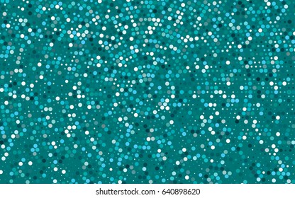 Light BLUE vector illustration which consist of circles. Dotted gradient design for your business. Creative geometric background in halftone style with colored spots.