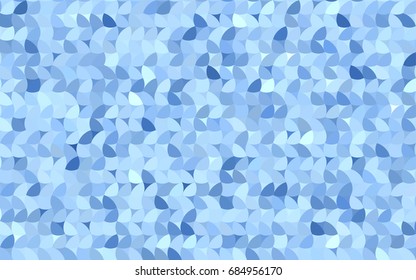 Light BLUE vector illustration which consist of circles. Dotted gradient design for your business. Creative geometric background in halftone style with colored spots.