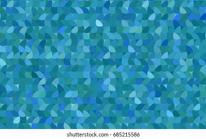 Light BLUE vector illustration which consist of circles. Dotted gradient design for your business. Creative geometric background in halftone style with colored spots.