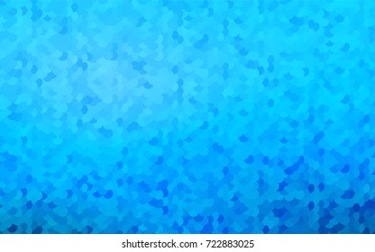 Light BLUE vector illustration which consist of circles. Dotted gradient design for your business. Creative geometric background in halftone style with colored spots.