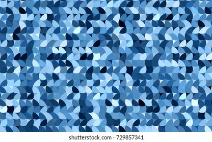 Light BLUE vector illustration which consist of circles. Dotted gradient design for your business. Creative geometric background in halftone style with colored spots.