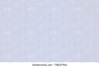 Light BLUE vector illustration which consist of circles. Dotted gradient design for your business. Creative geometric background in halftone style with colored spots.