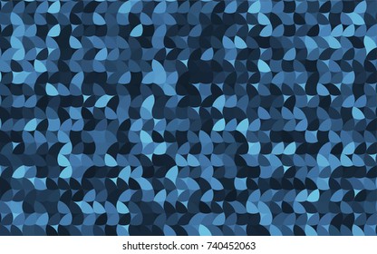 Light BLUE vector illustration which consist of circles. Dotted gradient design for your business. Creative geometric background in halftone style with colored spots.