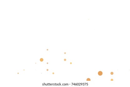 Light BLUE vector illustration which consist of circles. Dotted gradient design for your business. Creative geometric background in halftone style with colored spots.