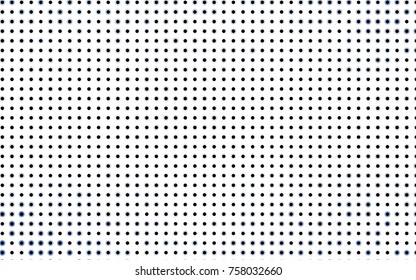 Light BLUE vector illustration which consist of circles. Dotted gradient design for your business. Creative geometric background in halftone style with colored spots.