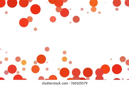 Light BLUE vector illustration which consist of circles. Dotted gradient design for your business. Creative geometric background in halftone style with colored spots.