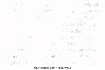 Light BLUE vector illustration which consist of circles. Dotted gradient design for your business. Creative geometric background in halftone style with colored spots.