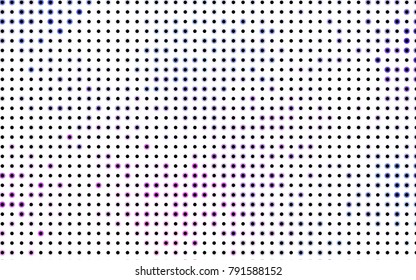Light BLUE vector illustration which consist of circles. Dotted gradient design for your business. Creative geometric background in halftone style with colored spots.