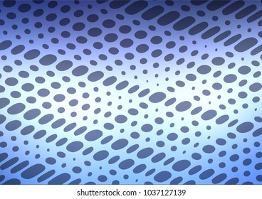 Light BLUE vector indian curved template. An elegant bright illustration with lines in Natural style. The completely new template can be used for your brand book.