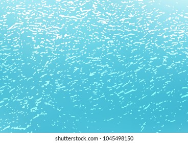Light BLUE vector indian curved texture. Glitter abstract illustration with doodles and Zen tangles. A completely new design for your business.