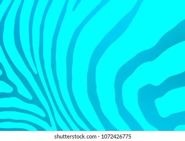 Light BLUE vector indian curved background. Colorful abstract illustration with lines in Asian style. Brand-new style for your business design.