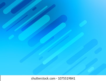 Light BLUE vector indian curved background. Creative illustration in blurred style with doodles and Zen tangles. Brand-new style for your business design.