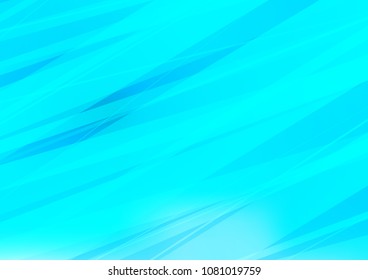Light BLUE vector indian curved pattern. Modern geometrical abstract illustration with doodles. The completely new template can be used for your brand book.