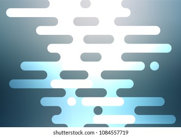 Light BLUE vector indian curved template. A completely new color illustration in doodle style. The doodle design can be used for your web site.