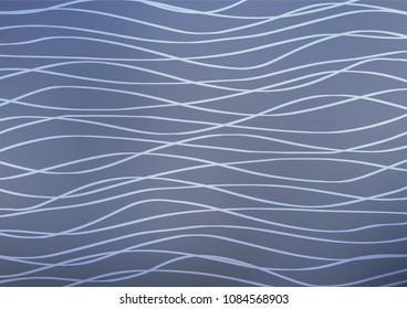 Light BLUE vector indian curved texture. Creative illustration in blurred style with doodles. Brand-new design for your business.