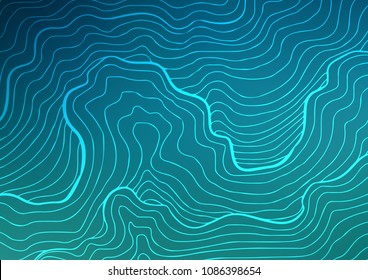 Light BLUE vector indian curved background. Sketchy hand drawn doodles on blurred background. The pattern can be used for coloring books and pages for kids.