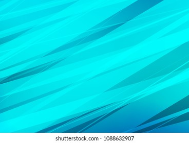 Light BLUE vector indian curved texture. Colorful illustration in abstract style with doodles and Zen tangles. The completely new template can be used for your brand book.