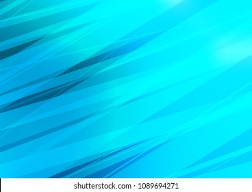 Light BLUE vector indian curved template. A vague abstract illustration with doodles in Indian style. The pattern can be used for heads of websites and designs.