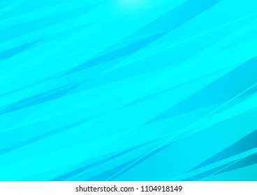 Light BLUE vector indian curved texture. Blurred decorative design in Indian style with Zen tangles. Hand painted design for web, leaflet, textile.