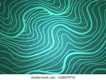 Light BLUE vector indian curved background. A completely new color illustration in doodle style. The doodle design can be used for your web site.