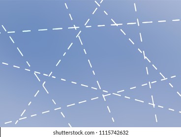 Light BLUE vector indian curved pattern. An elegant bright illustration with lines in Natural style. The textured pattern can be used for website.