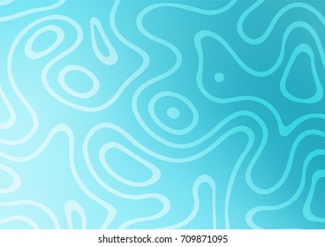 Light BLUE vector indian curved pattern. Sketchy hand drawn doodles on blurred background. Brand-new style for your business design.
