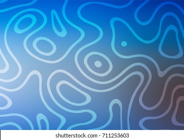 Light BLUE vector indian curved texture. Ethnic elegant natural pattern with gradient. The pattern can be used for heads of websites and designs.