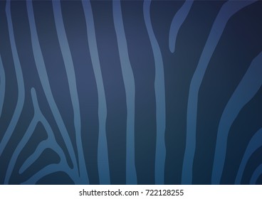 Light BLUE vector indian curved background. An elegant bright illustration with lines in Natural style. A completely new template for your business design.