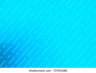 Light BLUE vector indian curved pattern. Shining colored illustration with doodles in Zen tangle style. Brand-new style for your business design.