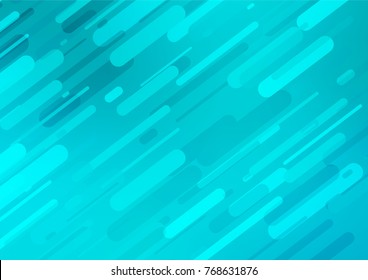 Light BLUE vector indian curved template. A completely new color illustration in doodle style. The best blurred design for your business.