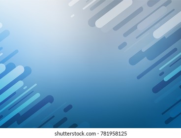 Light BLUE vector indian curved background. An elegant bright illustration with lines in Natural style. A completely new template for your business design.