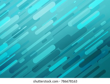 Light BLUE vector indian curved background. Colorful abstract illustration with lines in Asian style. Hand painted design for web, wrapping, wallpaper.
