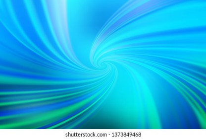 Light BLUE vector layout with bent lines. Colorful illustration in simple style with gradient. The best colorful design for your business.