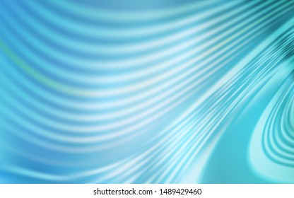 Light BLUE vector layout with bent lines. Colorful illustration in simple style with gradient. The best colorful design for your business.
