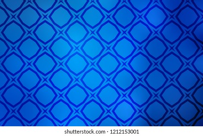 Light BLUE vector layout with bright stars. Modern geometrical abstract illustration with stars. Smart design for your business advert.