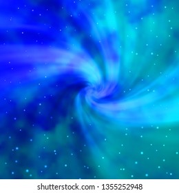 Light BLUE vector layout with bright stars. Modern geometric abstract illustration with stars. Design for your business promotion.