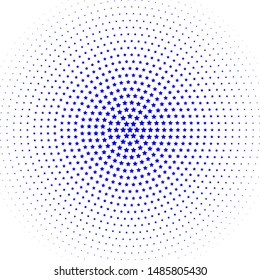 Light BLUE vector layout with bright stars. Shining colorful illustration with small and big stars. Pattern for websites, landing pages.