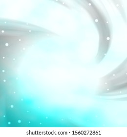 Light BLUE vector layout with bright stars. Blur decorative design in simple style with stars. Pattern for new year ad, booklets.