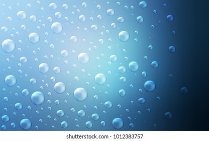 Light BLUE vector layout with circle shapes. Blurred bubbles on abstract background with colorful gradient. The pattern can be used for beautiful websites.