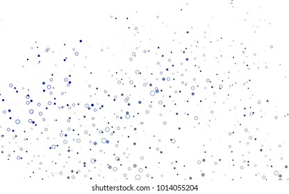 Light BLUE vector  layout with circle shapes. Modern abstract illustration with colorful water drops. New design for ad, poster, banner of your website.