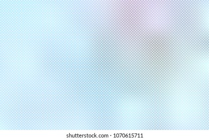 Light BLUE vector layout with circle shapes. Illustration with set of shining colorful abstract circles. Completely new template for your brand book.