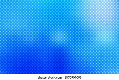 Light BLUE vector layout with circle shapes. Abstract illustration with colored bubbles in nature style. New design for ad, poster, banner of your website.