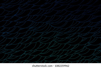 Light BLUE vector  layout with circle shapes. Abstract illustration with colored bubbles in nature style. Pattern can be used as texture of water, rain drops.