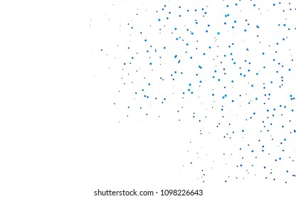 Light BLUE vector  layout with circle shapes. Illustration with set of shining colorful abstract circles. The pattern can be used for aqua ad, booklets.