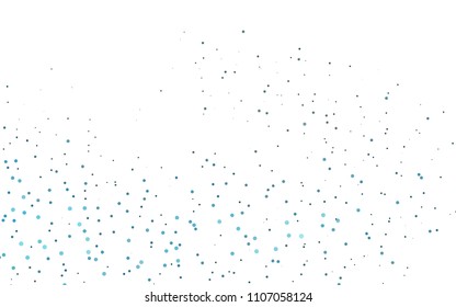 Light BLUE vector  layout with circle shapes. Illustration with set of shining colorful abstract circles. New design for ad, poster, banner of your website.